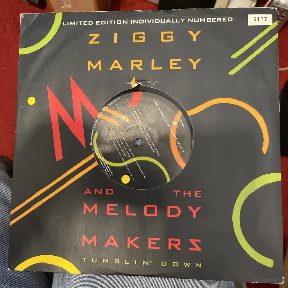 Ziggy Marley And The - Tumblin' Down - Vinyl Record 10"  VSA 1098  1988 - Image 1 of 4