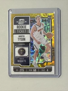 2023-24 Panini Contenders Optic Hunter Tyson International Gold /10 - Picture 1 of 2