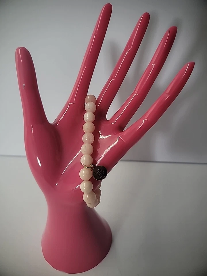 Pulsera Dana Bachman Vintage Cuentas Rosa Joyería Disfraz Foto 1 de 4