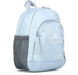 NEW Adidas Linear 3 Mini Backpack Wonder Blue Bag New With Tags - Picture 1 of 6