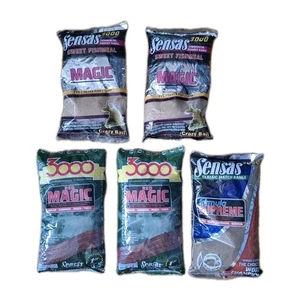 Sensas Fishing Groundbait Bait Red Magic Roach Silverfish Carp Supreme Job Lot - Imagen 1 de 11