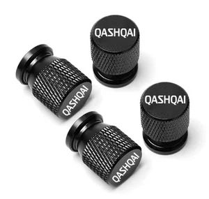 nissan qashqai Valve Caps Set Of 4 Metal Accessories Dust Caps - Picture 1 of 3