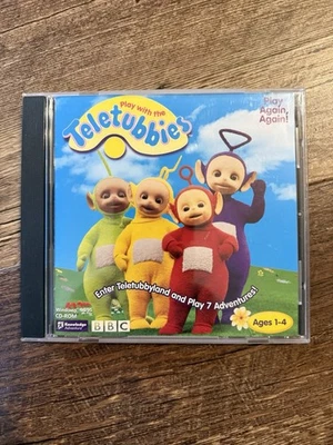 Knowledge Adventure PLAY WITH THE TELETUBBIES (CD-ROM, 1998) BBC - Image 1 of 4