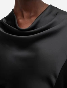 Suéter AllSaints Myra Capucha Para Mujer Mixto Media Negro Talla Pequeña - Imagen 1 de 8