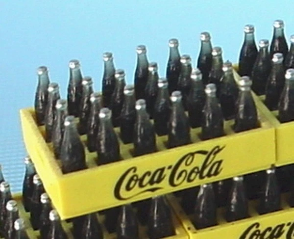 Coca Cola Case of Quart Bottles 1/48 G Scale Diorama Accessory