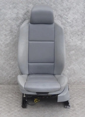 BMW X5 Series E53 Sport Front Left N/S Grey Leather Seat Passenger Side - Image 1 of 4