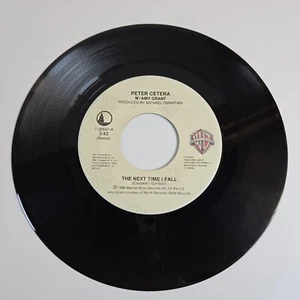 Peter Cetera Amy Grant "Next Time I Fall" 45 Vg+ Tested Jukebox 1986 - Picture 1 of 4