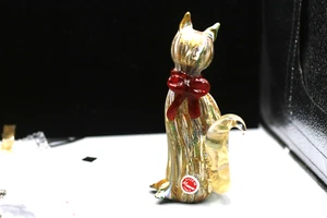 MURANO Glass Cat Figurine Hand blown Millfiori Vintage Z2 - Picture 1 of 8