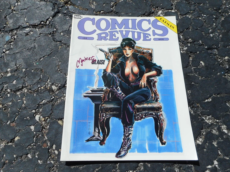 #44 COMICS REVUE vintage magazine (UNREAD - NO LABEL ) MODESTY BLAISE - Image 1 of 1