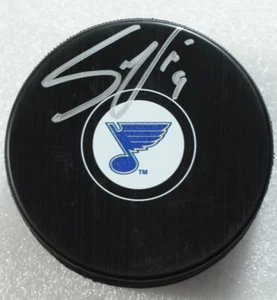 Steve Ott St. Louis Blues Signed Puck Autographed NHL Hockey - Picture 1 of 3