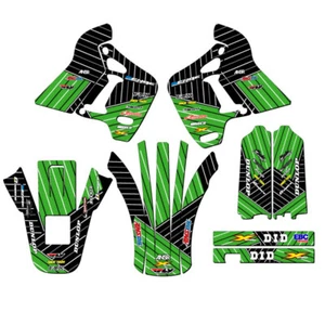 1991-1994 KDX 200 RACE SERIES Green Senge Graphics Kit Compatible with Kawasaki - Picture 1 of 10