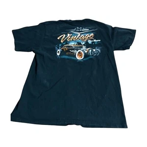 Kustom Vintage Hot Rods Car Collector Shirt XL Black - Picture 1 of 6