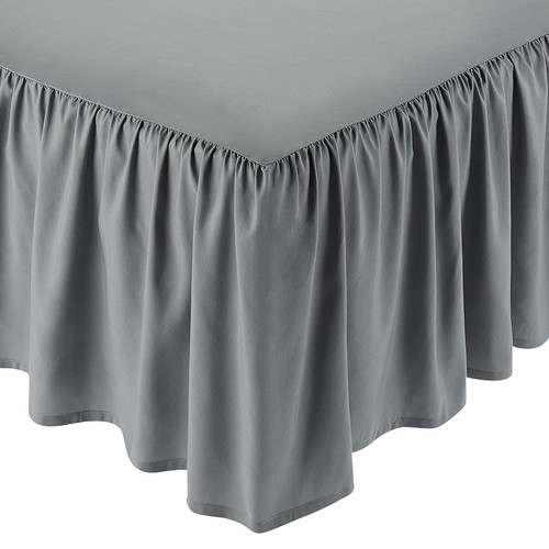 Basics Gonna da letto leggera con volant, stile classico, morbida ed elegante 100%-