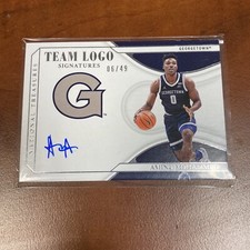 2022 National Treasures Collegiate Aminu Mohammed Team Logo Auto