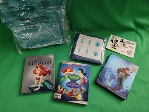 Disney Little Mermaid Ultimate Set 4K Blu-Ray DVD  1 2 & 3 ~ Sarong ~ Tail Gift - Imagen 1 de 17