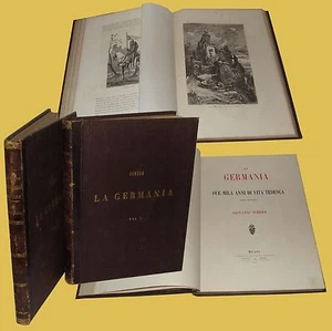 Germania Duemila anni di vita tedesca Scherr Tipografia Editrice Lombarda 1879 - Foto 1 di 1