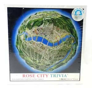 Rose City Trivia A MetrOtrivia Board Game 1992 FACTORY SEALED BOX - Picture 1 of 5