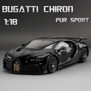 1:18 Scale Model For Bugatti Chiron PUR SPORT Alloy Diecast Metal Racing Car - Picture 1 of 27