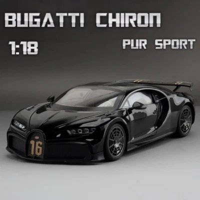 1:18 Scale Model For Bugatti Chiron PUR SPORT Alloy Diecast Metal Racing Car - Image 1 of 4