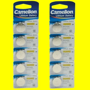 10 x CR2032 Lithium Knopfzelle CAMELION 3 V🔋Batterie Fernbedienung MHD 10-2033 - Bild 1 von 1