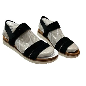 Zodiac Sandal Womens 8 Black Nuvola Slingback Strappy Comfort Summer Vacation - Picture 1 of 9