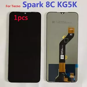 For Tecno Spark 8C KG5k, KG5j LCD Display Touch Screen Digitizer Full Assembly - Picture 1 of 4