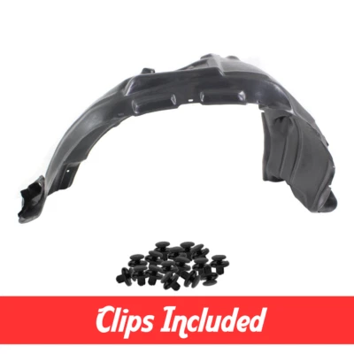 Front Right Side Fender Liner w/ Clips For 2010-2012 Lexus RX350 R450h LX1249110 Foto 1 de 4