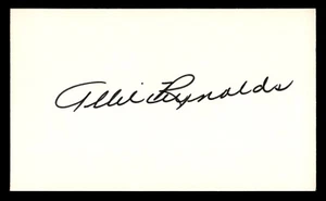 Allie Reynolds Index Card Auto Autograph *2 - Picture 1 of 2