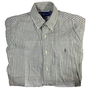 Ralph Lauren Hemd Herren Gr. Small Langarm Grau 100% Baumwolle Klassisch - Bild 1 von 5