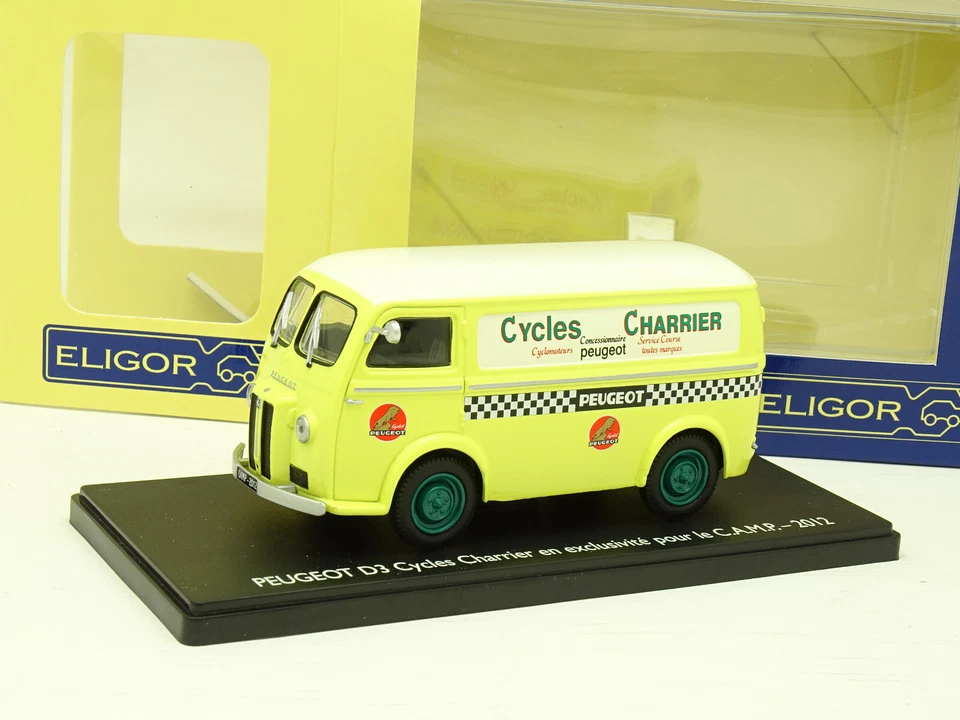Eligor CAMP 2012 1/43 - Peugeot D3A Cycles Charrier - Photo 1/1
