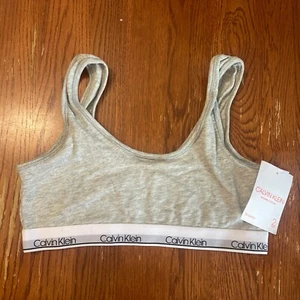 Calvin Klein Girls Cropped Bralette,Sz L (10-12) NWT - Picture 1 of 4