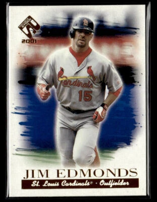2001 Pacific Private Stock #99 Jim Edmonds Card St. Louis Cardinals - Image 1 of 2