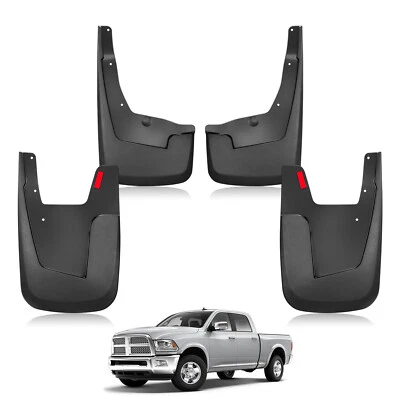 Mud Guards Splash Mud Flaps for RAM 1500 2500 2019-2024 Black 4-Door Front 4 Pcs Foto 1 de 4