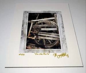 GREGORY HUGH LENG MATTFOTO-PROOF ""On the Rails"" Dampfmaschinenzug - Bild 1 von 1