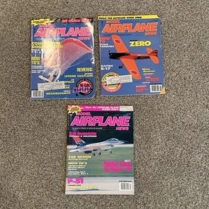 Lot of 3 Model Airplane News Magazine 1992 May June July ~ Dad's Estate - Picture 1 of 8