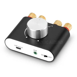 Nobsound Mini Bluetooth 5.0 Digital Power Amplifier HiFi USB Stereo Amp 50W+50W - Picture 1 of 11