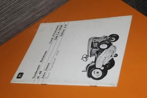 (153) JOHN DEERE Tondeuses rotatives 41.48 pour tracteur 140 Livret d'entretien - Picture 1 of 3