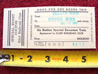 1961 Duluth Minnesota Railroad Ticket Biwabik Railway Train Special Event Coupon