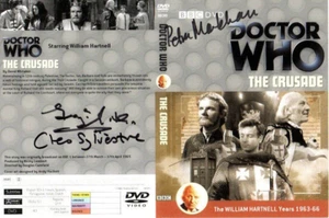 Doctor Who: The Crusade DVD Cover Signed by GEORGE LITTLE, PETRA MARKHAM +1 - Imagen 1 de 1