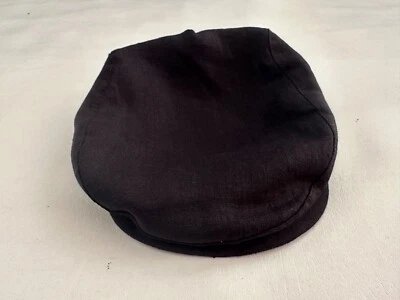 Pendleton Negro Sombrero de Noviero Gorra Cabbie Lino Talla Pequeña Foto 1 de 4
