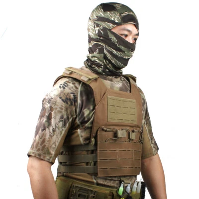 Máscara facial de pasamontañas de entrenamiento unisex protector UV táctico militar caza esquí Foto 1 de 4