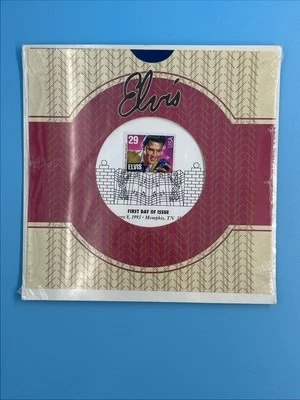 🎤 1993 Elvis Presley Official First Day Cover (FDC) Folder – USPS Sealed - Image 1 of 4