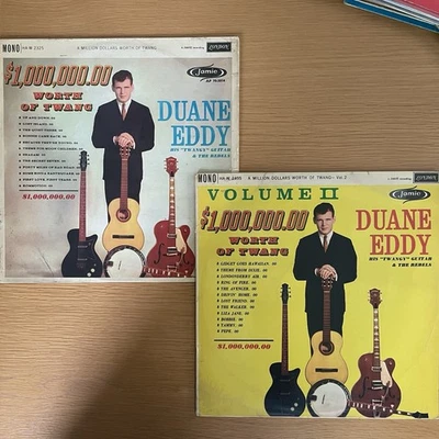 Duane Eddy A Million Dollars Worth Of Twang VOL 1 and 2 Vinyl Record VG/VG Mono - Image 1 of 3