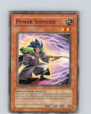 Yu-Gi-Oh TCG Power Supplier ABPF-EN007 1st Edition Regular Common Card NM - Image 1 of 2
