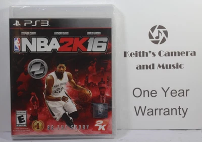 NEW IN SHRINK WRAP NBA 2K16 PS3 PlayStation 3 Steph Curry Anthony Davis J Harden - Image 1 of 4