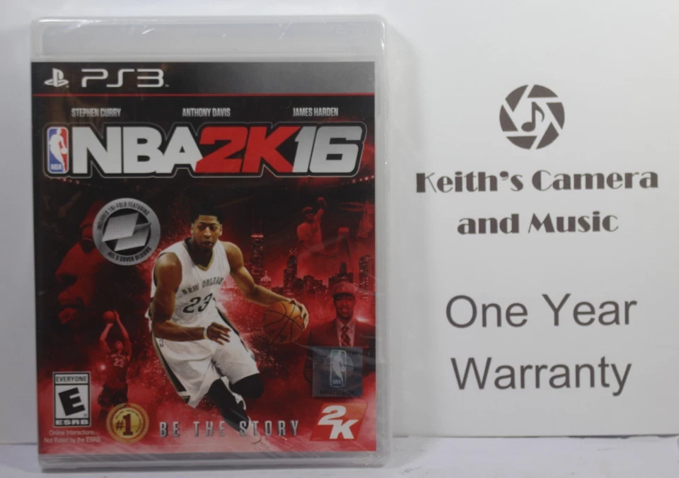 NEW IN SHRINK WRAP NBA 2K16 PS3 PlayStation 3 Steph Curry Anthony Davis J Harden - Image 1 of 4
