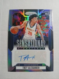 2024-25 Prizm Trey Alexander Sensational Signatures RC Silver Auto #SS-TRA - Picture 1 of 2