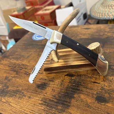 Faca de bolso Valor Scotland Yard alta inoxidável feita no Japão 293/2 vintage - Imagem 1 de 4