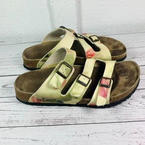 Birkenstock Papillio Florida Sandalen Damen 10 41EU Floral Print 3 Riemen - Bild 1 von 7