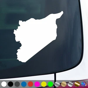 Syria Decal Outline Map Syriac Damascus Sticker Car Truck Gift Idea - Bild 1 von 6
